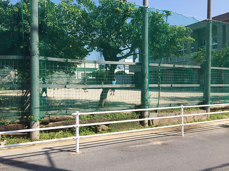 大川区公民館横広場